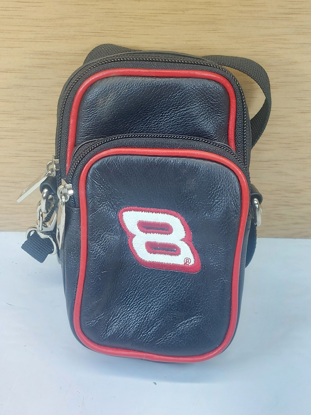 NASCAR #8 Dale Earnhardt Jr Wilson's Leather Hook & Loop Pouch Case Carrier